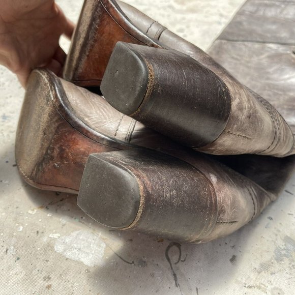 Frye Tall Brown Leather Boots, 6 B - Picture 6 of 7